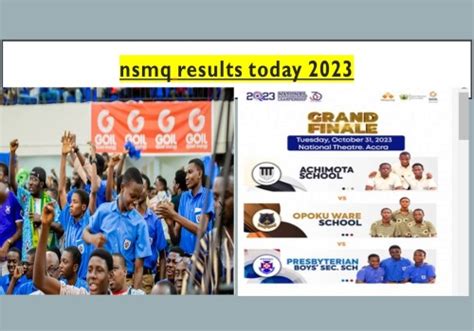 nsmq results today|NSMQ Results Today 2022/2023 .